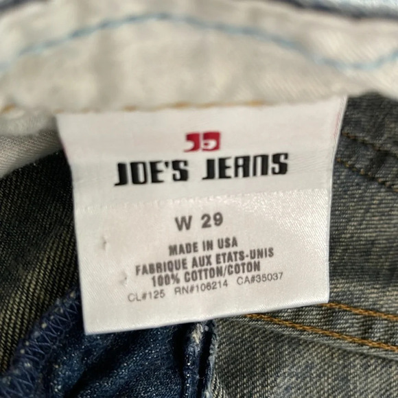 Joe’s Jeans blue cropped jeans capris size 29 low rise - Picture 12 of 15